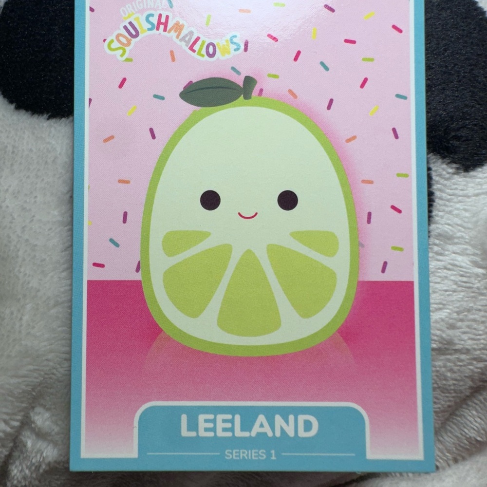 leeland the lime — squishmallow trading card